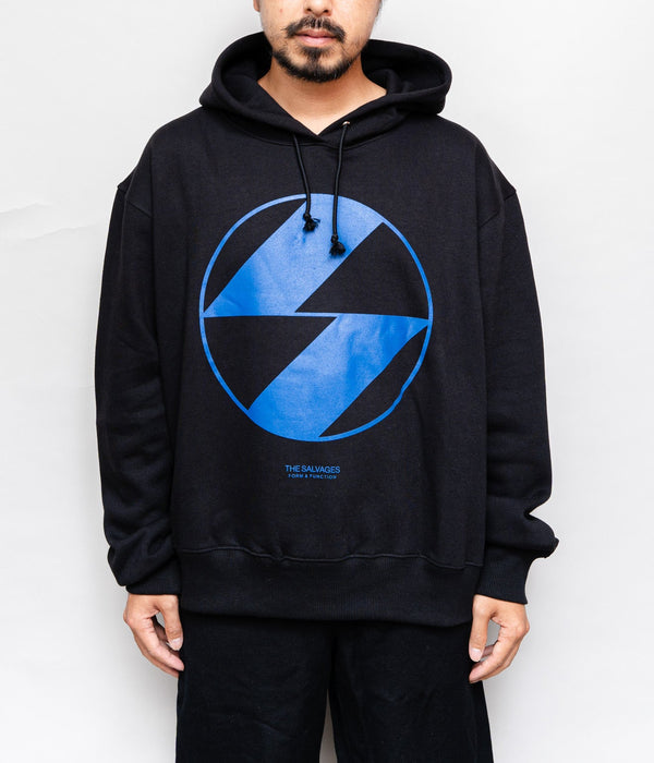 THE SALVAGES "Emblem Os Hoodie" Black - WEAREALLANIMALS