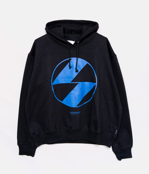 THE SALVAGES "Emblem Os Hoodie" Black - WEAREALLANIMALS