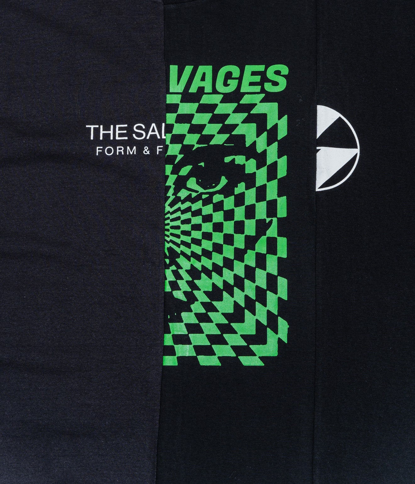 THE SALVAGES "SS23 RECONSTRUCTED T-SHIRT" Black - WEAREALLANIMALS