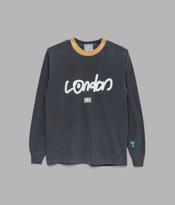 TODAY edition "LONDON LS Tee" BLACK - WEAREALLANIMALS