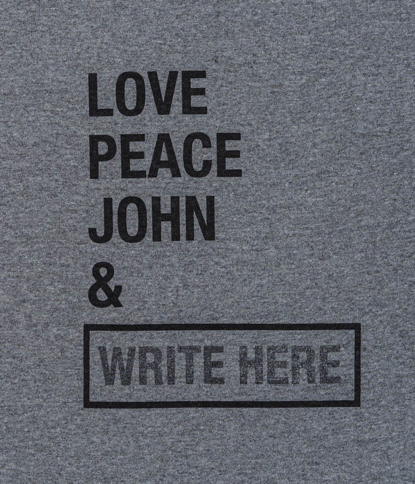 TODAY edition "Write Here SS Tee" GRAPHITE.H - WEAREALLANIMALS