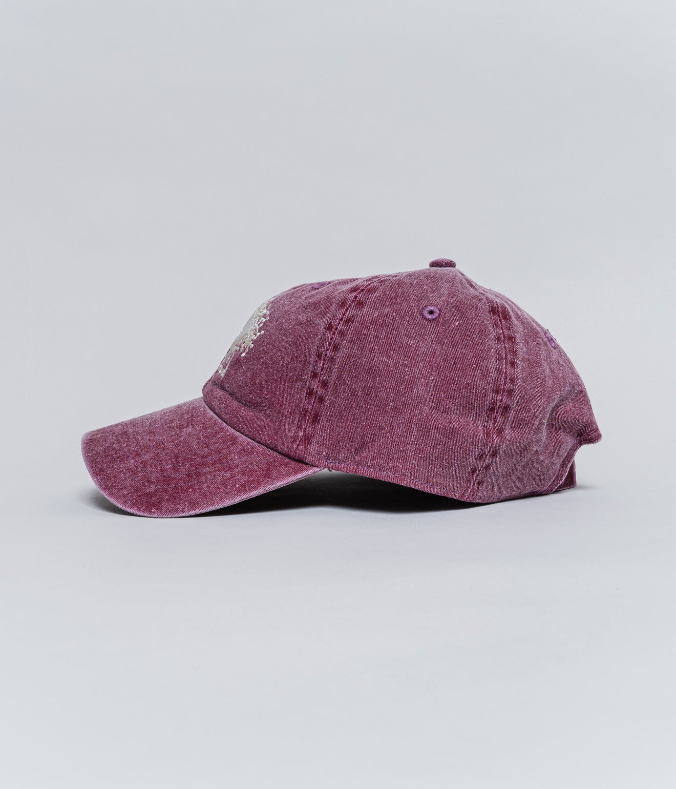 WAVE OF SAND "CAP PIGMENT DYED TWILL" BURGUNDY - WEAREALLANIMALS