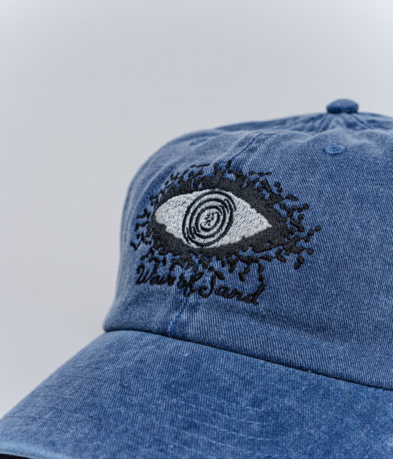 WAVE OF SAND "CAP PIGMENT DYED TWILL" NAVY - WEAREALLANIMALS