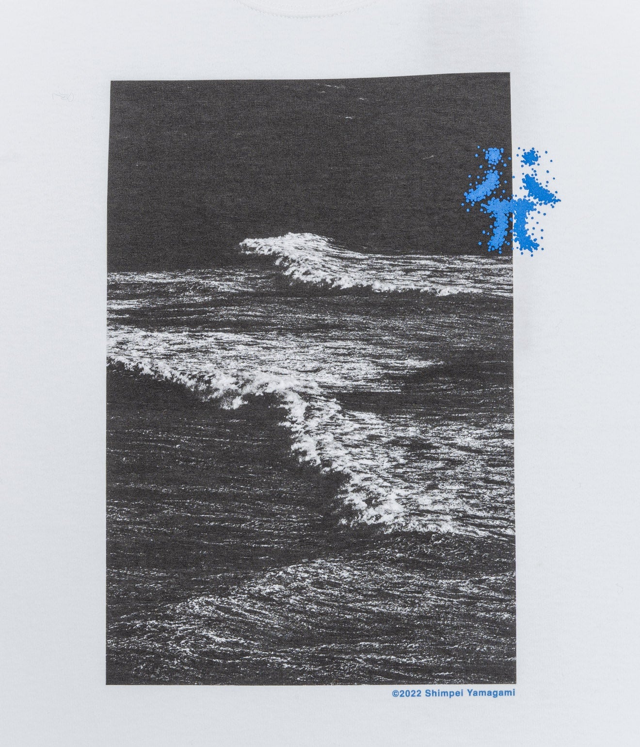 WAVE OF SAND "LIMINAL (EYES) PHOTO PRINT T SHIRTS × SHIMPEI YAMAGAMI" WHITE - WEAREALLANIMALS