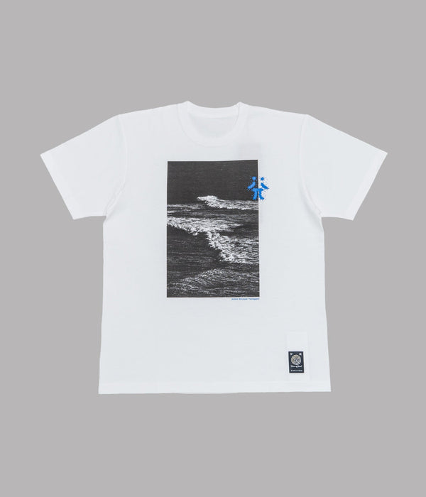 WAVE OF SAND "LIMINAL (EYES) PHOTO PRINT T SHIRTS × SHIMPEI YAMAGAMI" WHITE - WEAREALLANIMALS