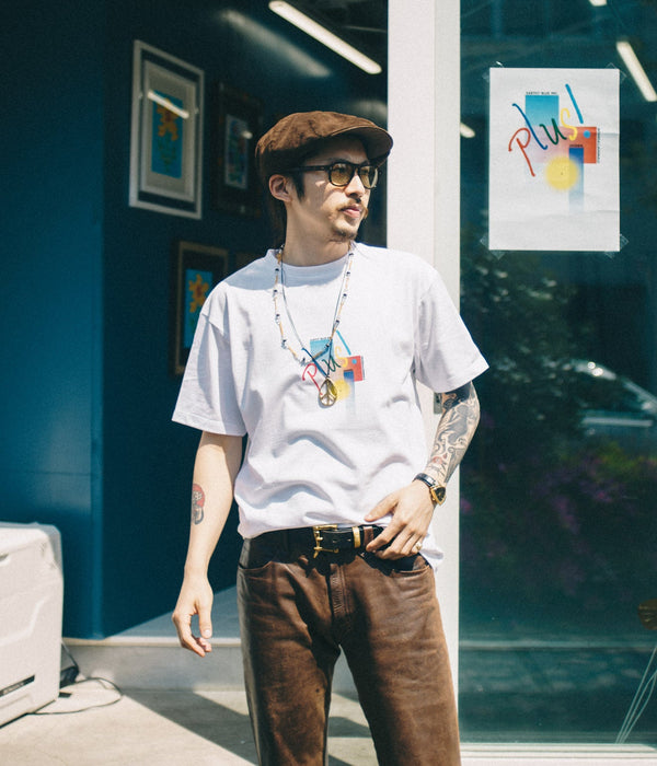 WEAREALLANIMALS × EARTHY BLUE INC. × OODEN "+PLUS! Vol.1" T-SHIRT - WEAREALLANIMALS