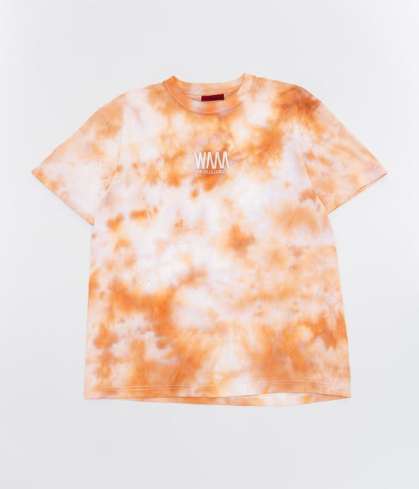 WEAREALLANIMALS × GRATEFUL DREAD ”EMBROIDERY LOGO TIE DYE T-SHIRT" BROWN TIEDYE - WEAREALLANIMALS