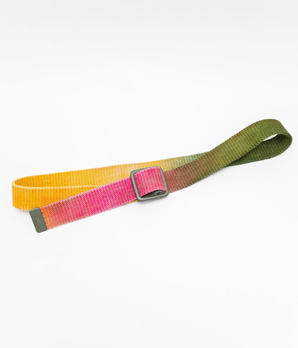 WEAREALLANIMALS × GRATEFUL DREAD ”FRENCH KHAKI TIE DYE BELT" RASTA - WEAREALLANIMALS