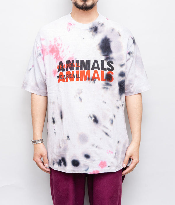 WEAREALLANIMALS × GRATEFUL DREAD ”JESUS LOGO TIE DYE T-SHIRT" L/XL - WEAREALLANIMALS