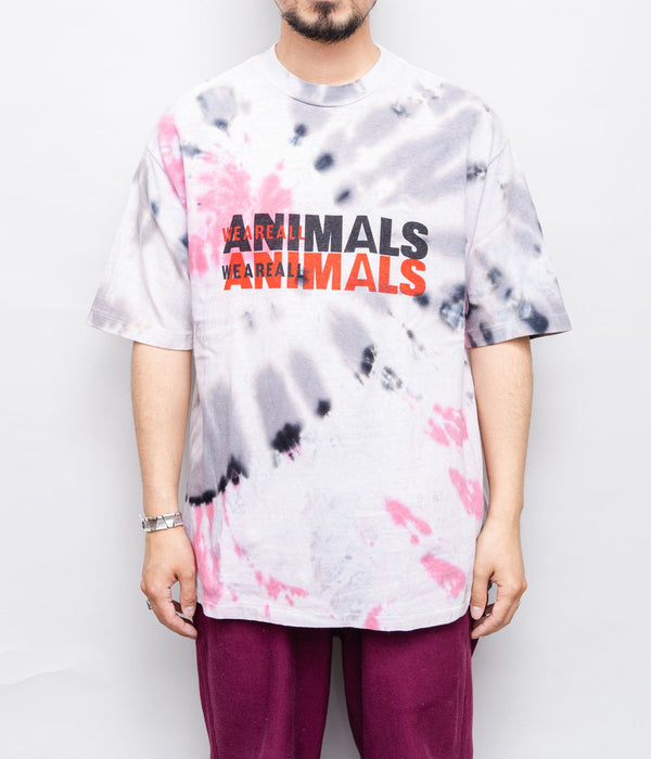 WEAREALLANIMALS × GRATEFUL DREAD ”JESUS LOGO TIE DYE T-SHIRT" L/XL - WEAREALLANIMALS