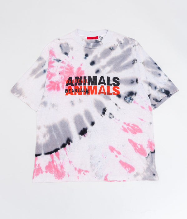 WEAREALLANIMALS × GRATEFUL DREAD ”JESUS LOGO TIE DYE T-SHIRT" L/XL - WEAREALLANIMALS