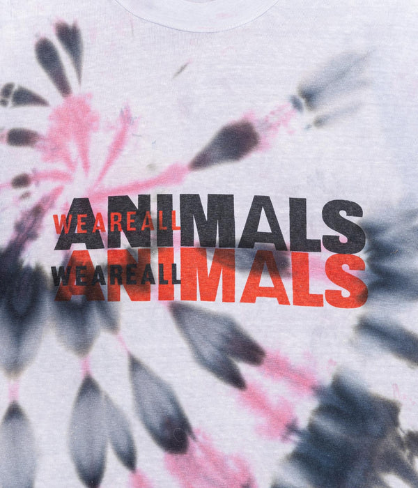 WEAREALLANIMALS × GRATEFUL DREAD ”JESUS LOGO TIE DYE T-SHIRT" M/L - WEAREALLANIMALS