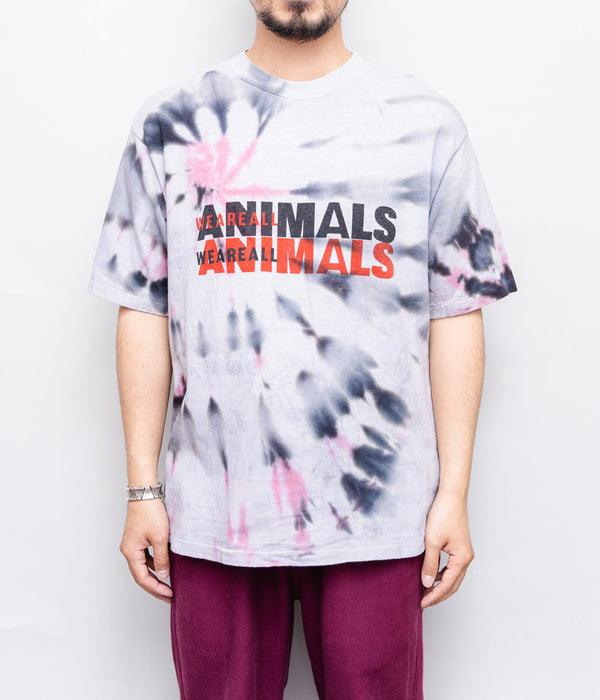 WEAREALLANIMALS × GRATEFUL DREAD ”JESUS LOGO TIE DYE T-SHIRT" M/L - WEAREALLANIMALS