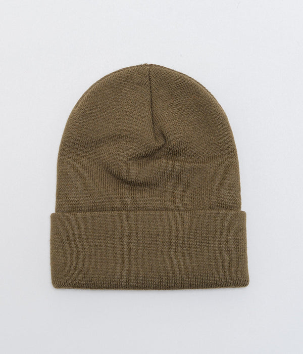 WEAREALLANIMALS "SCRIPT LOGO BEANIE MADE IN USA" NEW OLIVE - WEAREALLANIMALS