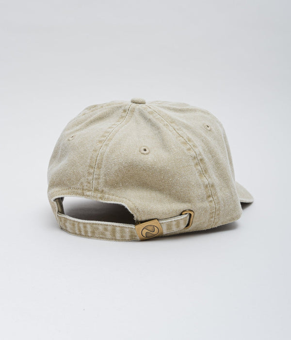 WEAREALLANIMALS "SCRIPT LOGO LOW CAP" KHAKI - WEAREALLANIMALS